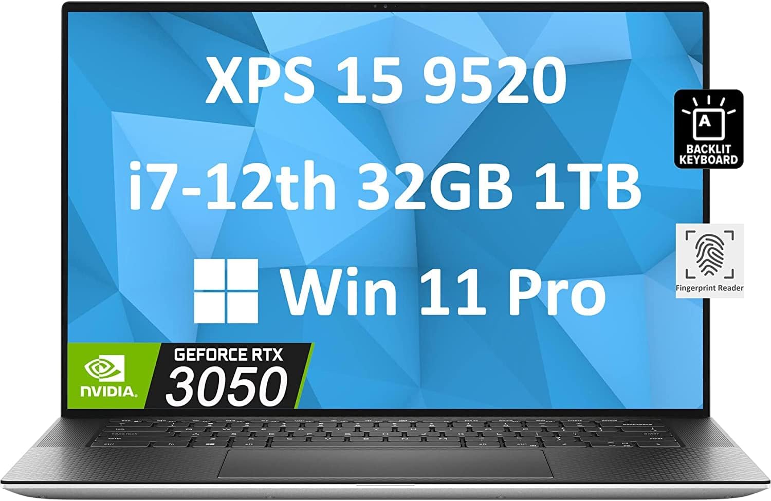 Dell XPS 15 9520 i7-12700H Ram 32GB SSD 1TB VGA rời NVIDIA GeForce RTX 3050 Ti Màn hình 15.6 Inch FHD+ IPS